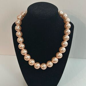 NWOT Joan Rivers Light Pink Pearls Necklace